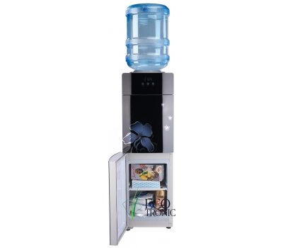 Кулер для воды Ecotronic M21-LCE Black со шкафчиком электронный