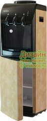 Кожа змеи бежевая со шкафчиком компрессорный
