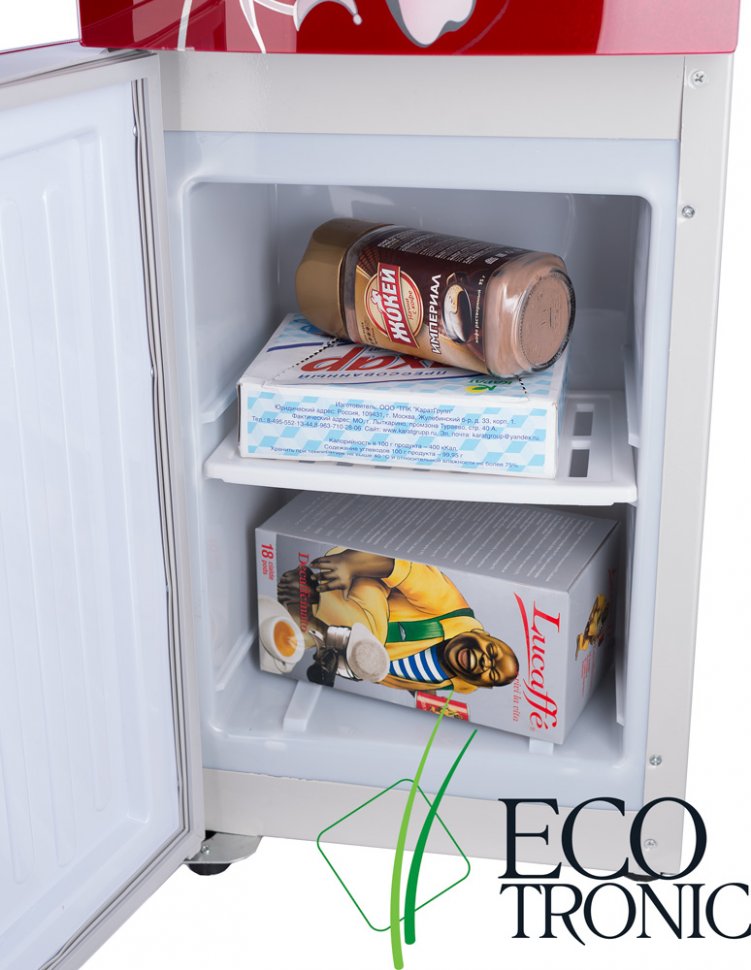 Кулер для воды Ecotronic M21-LCE Red со шкафчиком электронный