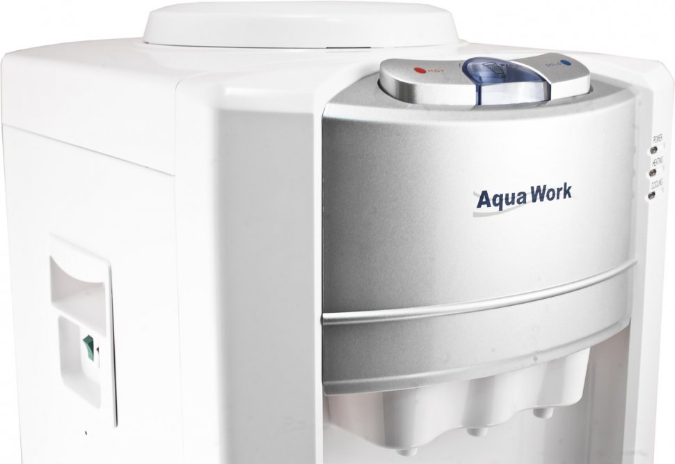 Кулер для воды Aqua Work D712-S-W Бабочки со шкафчиком электронный