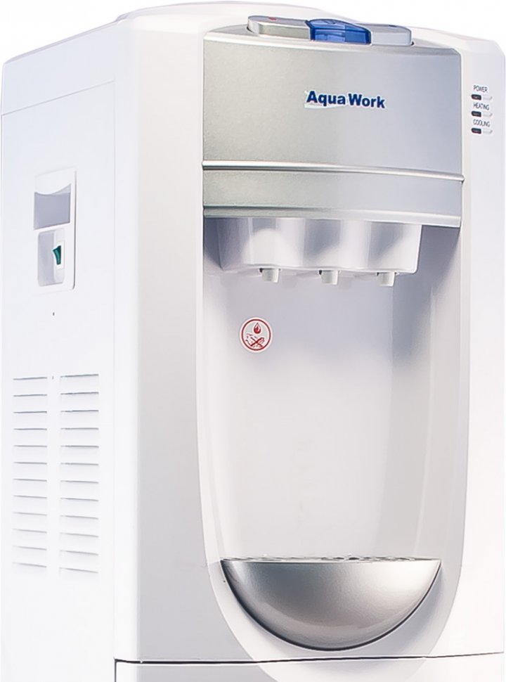 Кулер для воды Aqua Work D712-S-W Бабочки со шкафчиком электронный
