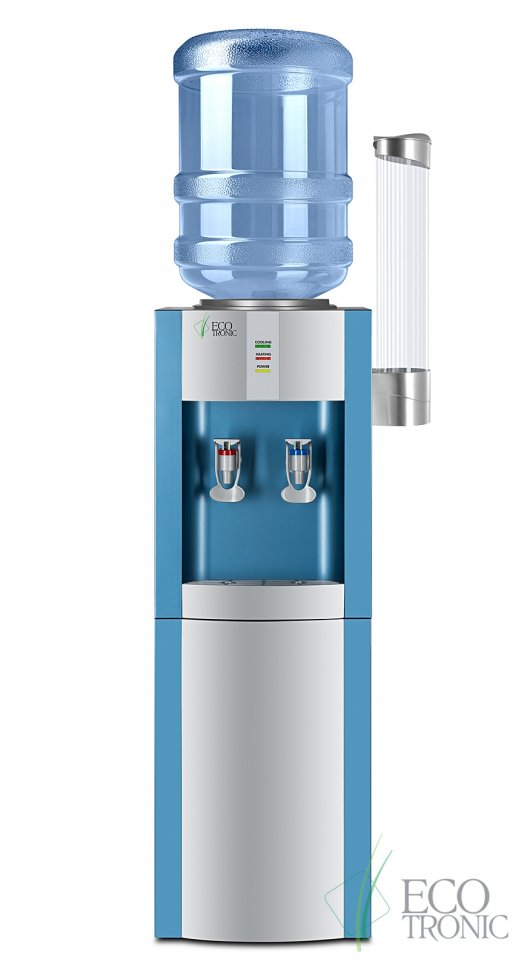 Кулер для воды Ecotronic H1-LF синий с холодильником компрессорный