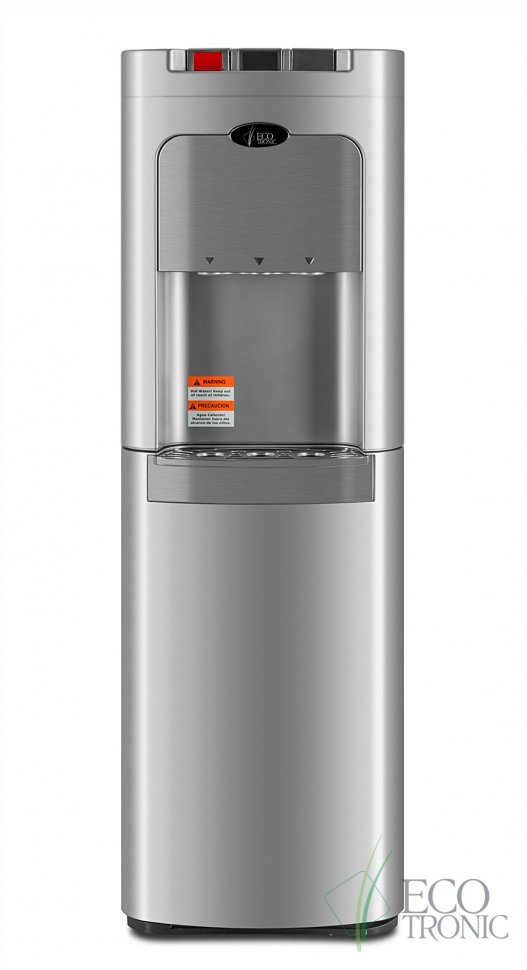 Кулер для воды Ecotronic C8-LX Слайдер серебристый с нижней загрузкой компрессорный