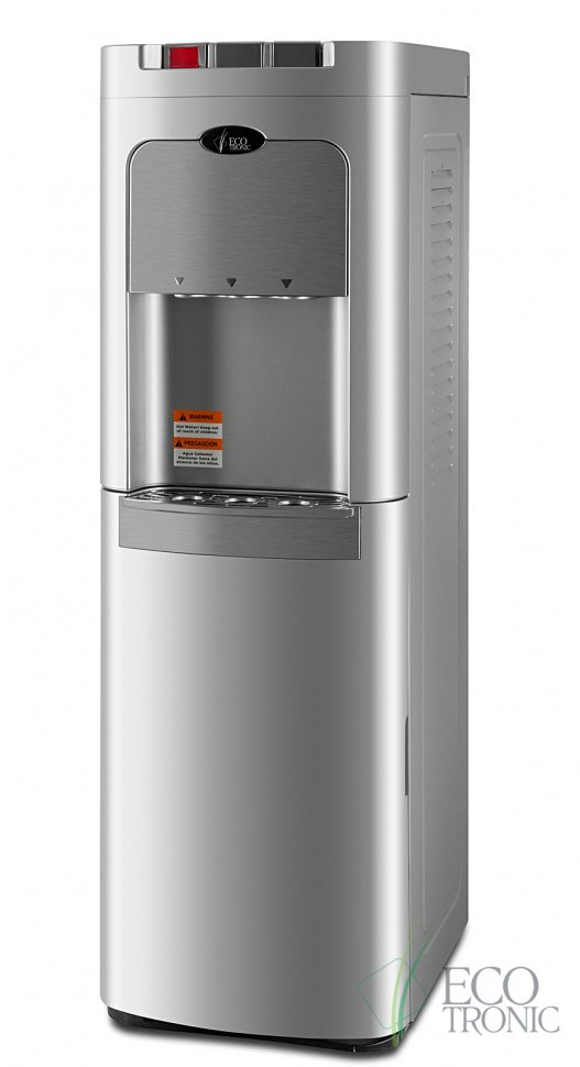 Кулер для воды Ecotronic C8-LX Слайдер серебристый с нижней загрузкой компрессорный