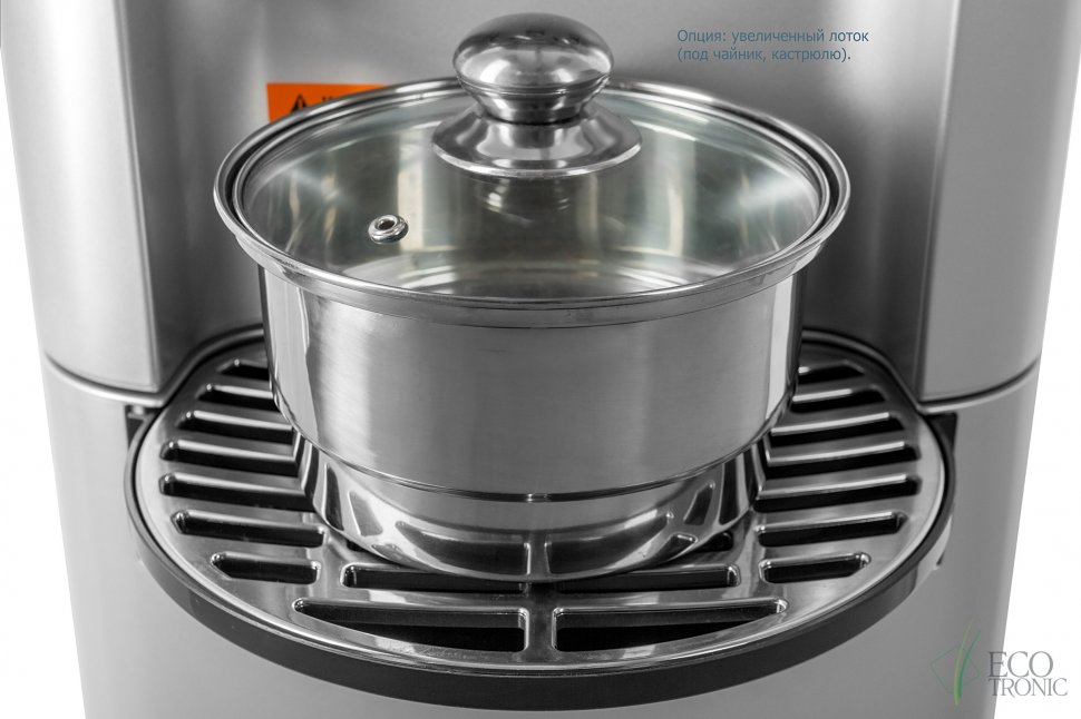 Кулер для воды Ecotronic C8-LX Слайдер серебристый с нижней загрузкой компрессорный