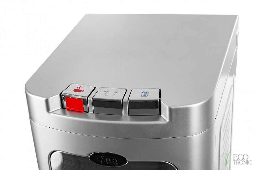 Кулер для воды Ecotronic C8-LX Слайдер серебристый с нижней загрузкой компрессорный