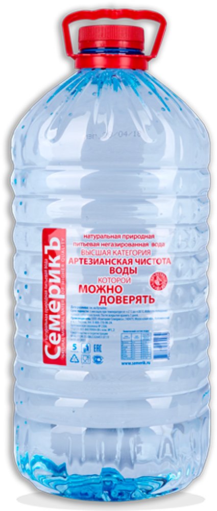 Вода СемерикЪ 5 литров (упаковка 4 бутылки)  за 250 руб. 💧 ЕваВода